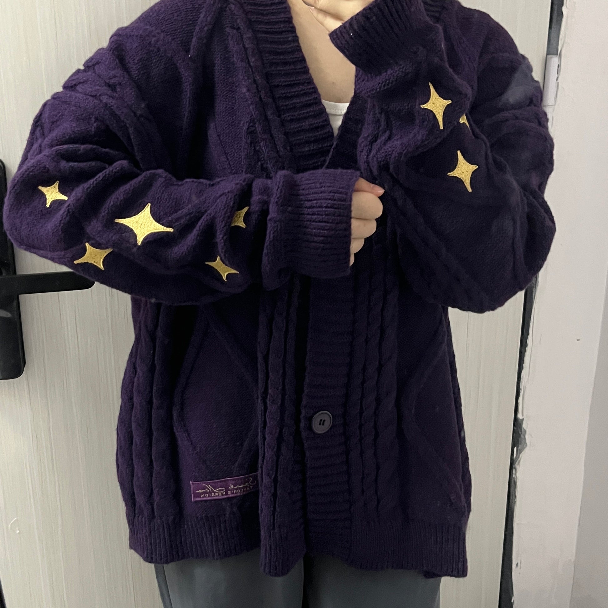 Taylor Swift Speak Now Cardigan Taylors Version, Purple Cardigan Sweater - Shoptown Boutique