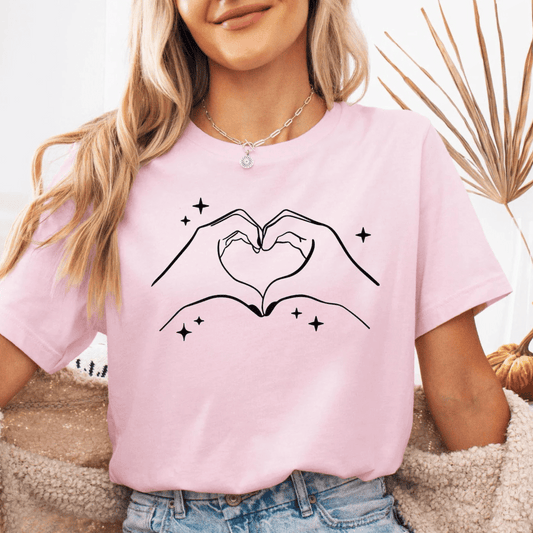 Taylor Swift Heart Hands Lover-Inspired Shirt - Shoptown Boutique