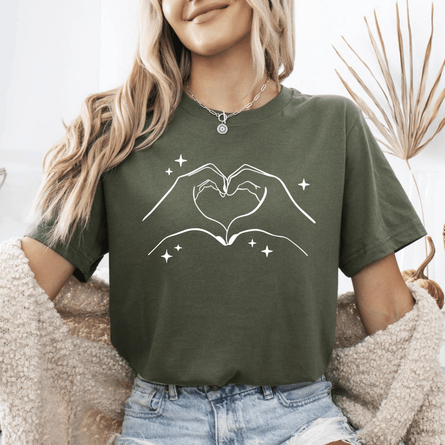 Taylor Swift Heart Hands Lover-Inspired Shirt - Shoptown Boutique