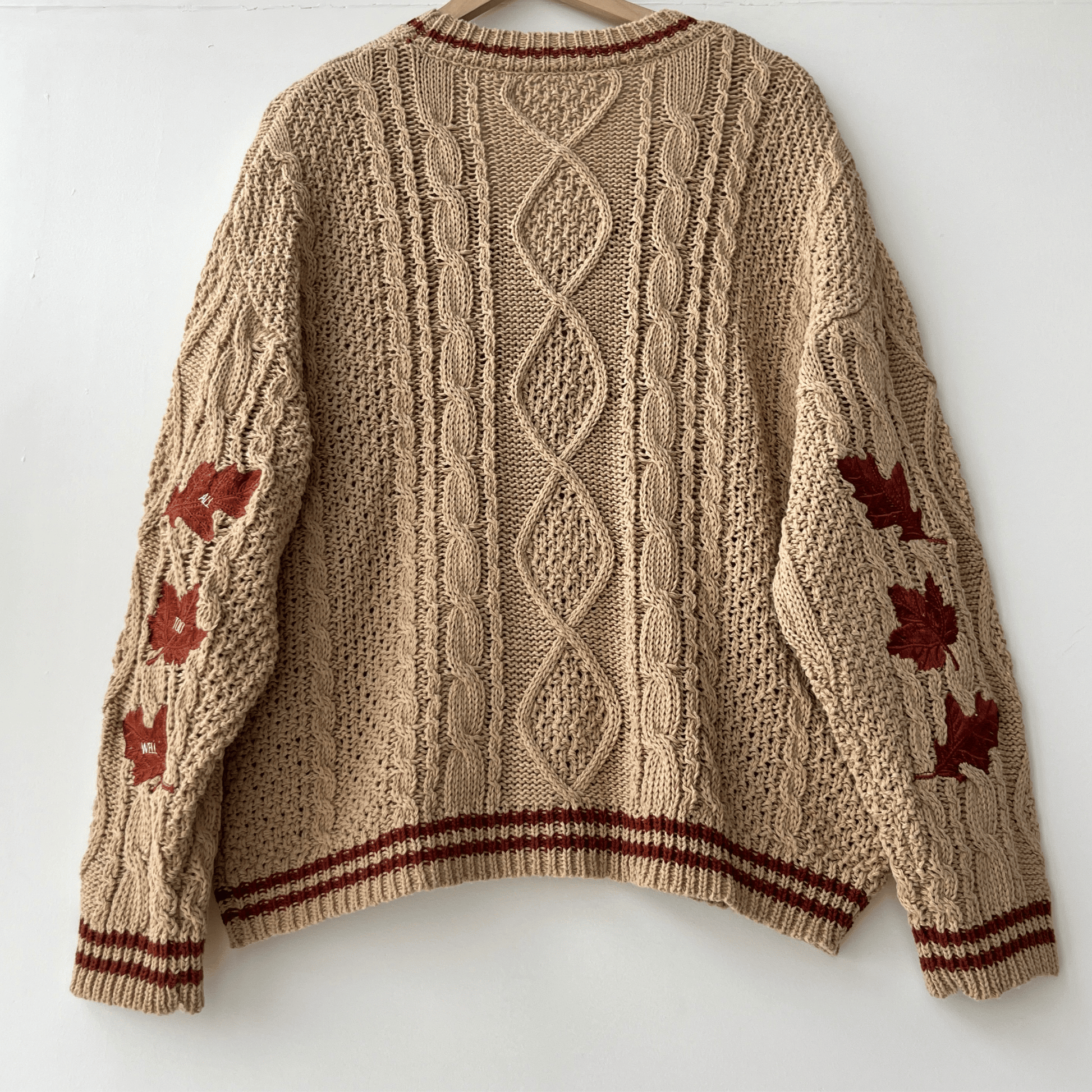 Taylor Swift All Too Well Maple Leaf Autumn Cardigan - Shoptown Boutique