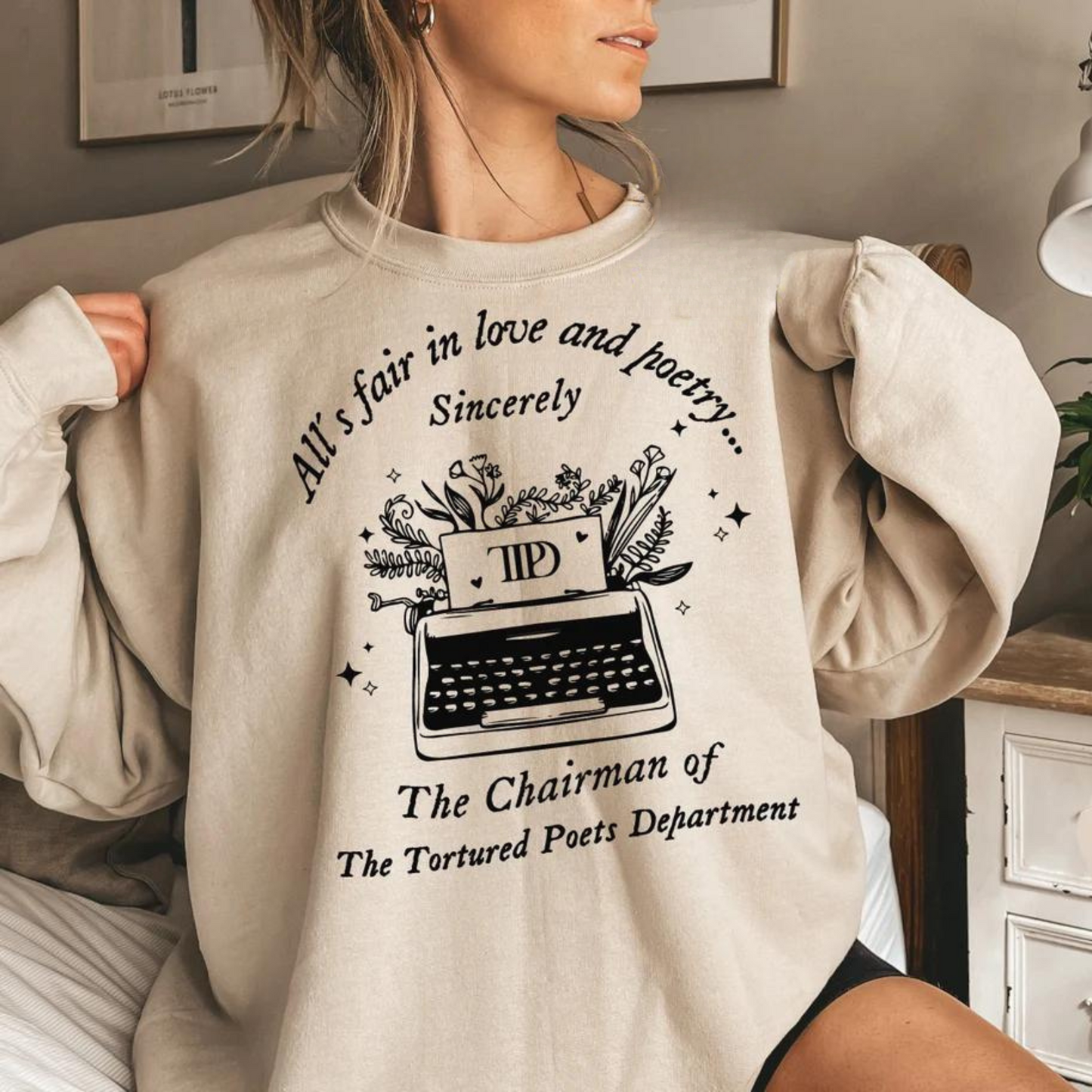 Taylor Swift All's Fair In Love And Poetry Sweatshirt - Shoptown Boutique