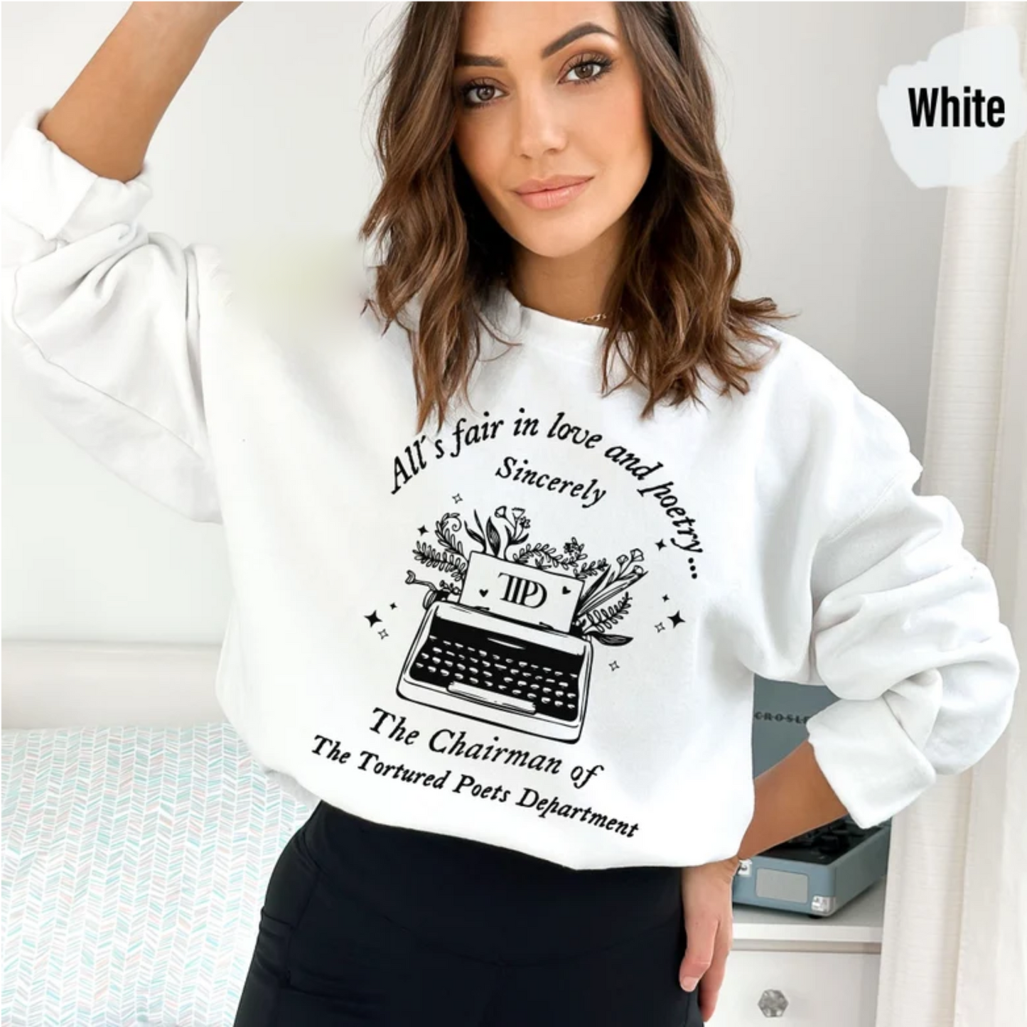 Taylor Swift All's Fair In Love And Poetry Sweatshirt - Shoptown Boutique