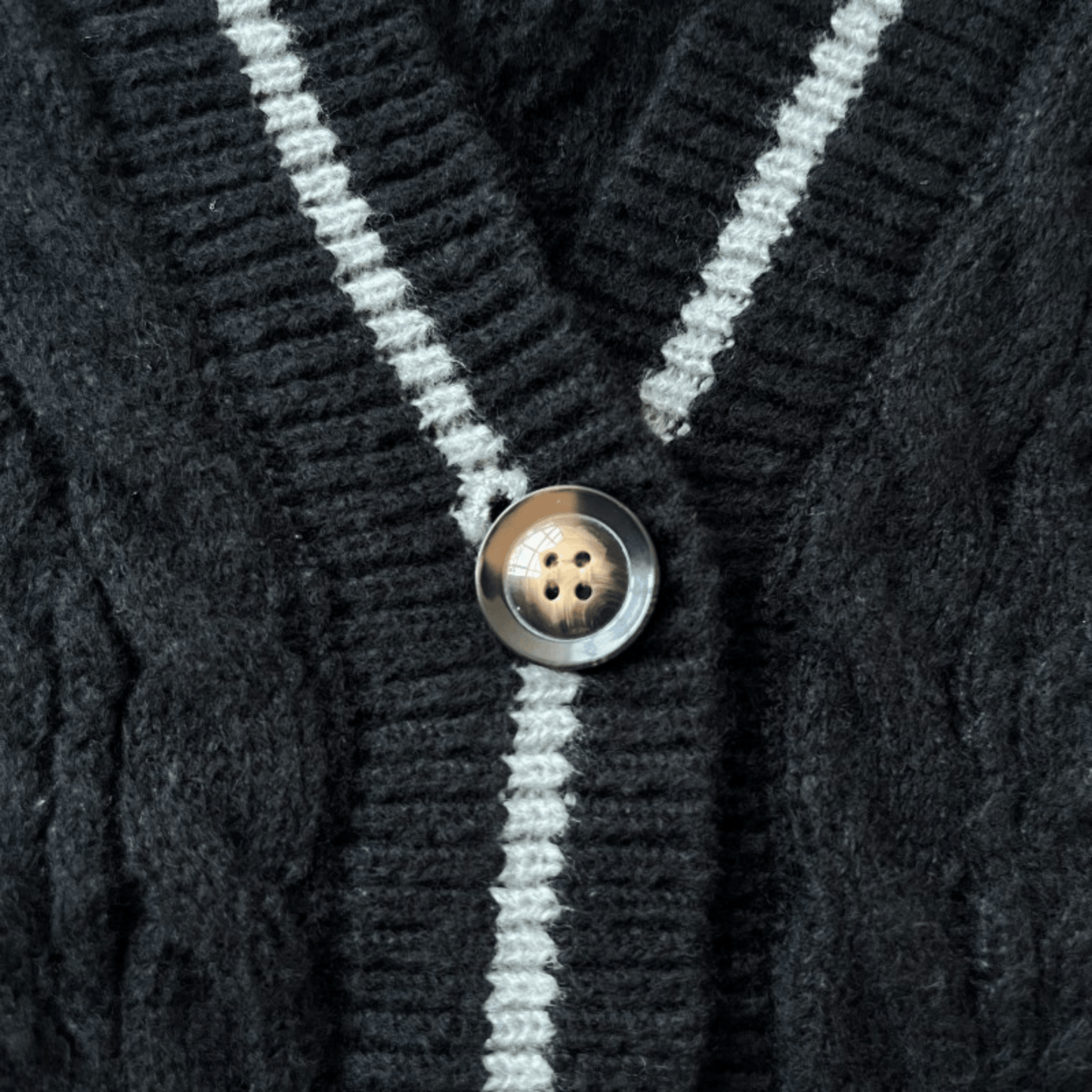 Taylor Swift Anthology Tortured Poets Department Cardigan - TTPD Black Sweater - Shoptown Boutique