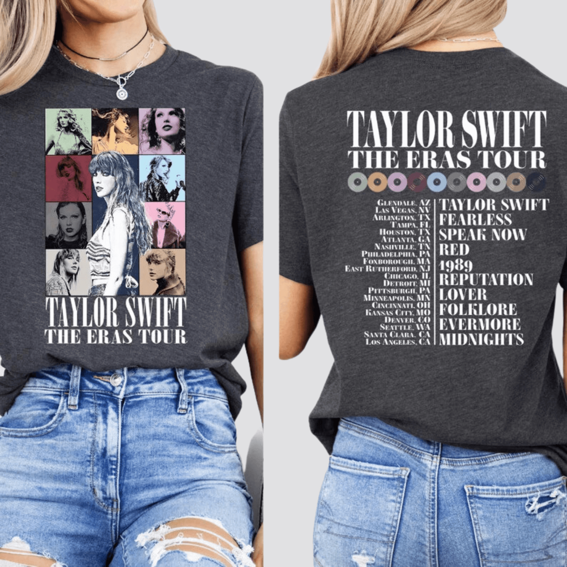 Taylor Swift Eras Tour T-shirt - Swiftie Merch Outfit - Shoptown Boutique