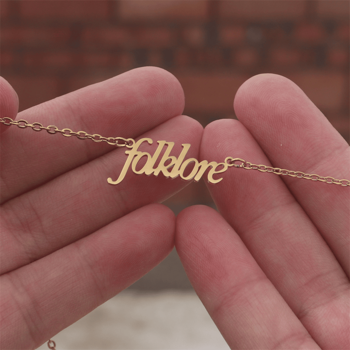 Taylor Swift Swíftie Eras Tour Folklore Necklace - Shoptown Boutique