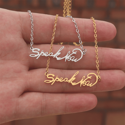 Taylor Swift Swíftie Eras Tour Speak Now Necklace - Shoptown Boutique