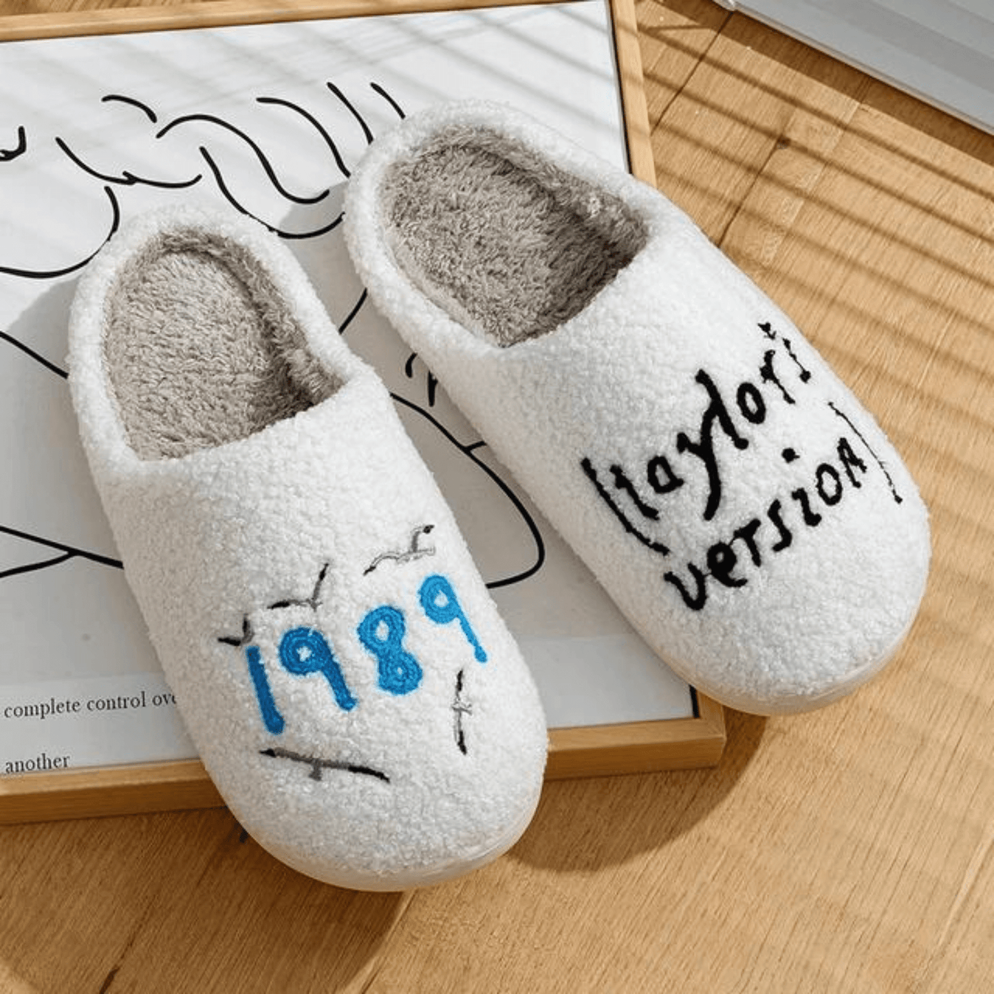 Taylor Swift 1989 Taylors Version Slippers - Shoptown Boutique