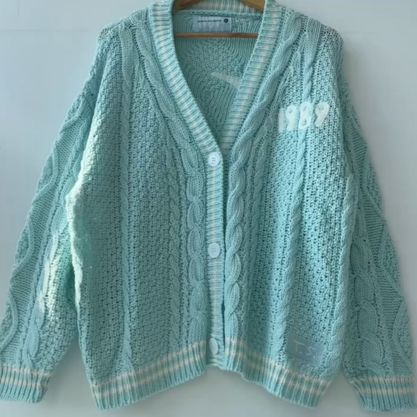 1989 Cardigan Taylor's Version, Sky Blue Cardigan Sweater