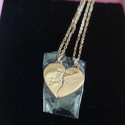 Lover Inspired Ur My Lover Split Heart Necklace