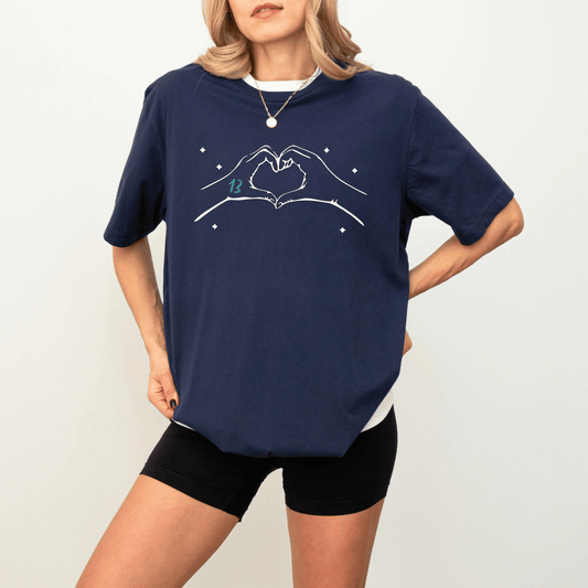 Lucky Number 13 Heart Hands Lover-Inspired Shirt