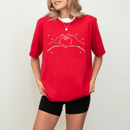 Lucky Number 13 Heart Hands Lover-Inspired Shirt
