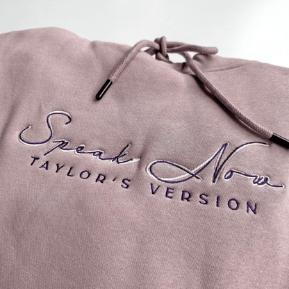 Taylors Version Speak Now Embroidery Hoodie