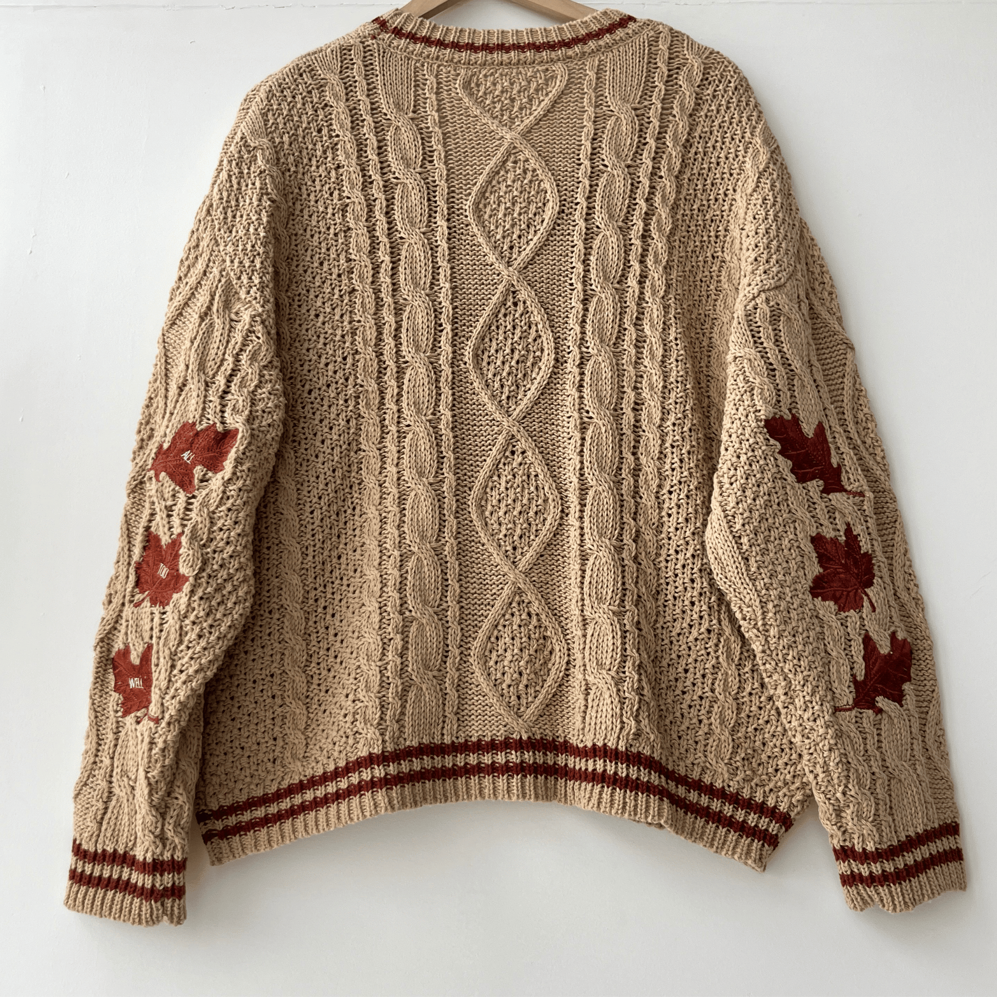 Taylor Swift All Too Well Maple Leaf Autumn Cardigan - Shoptown Boutique
