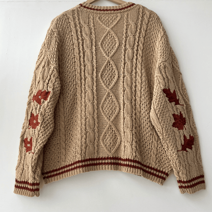 Taylor Swift All Too Well Maple Leaf Autumn Cardigan - Shoptown Boutique