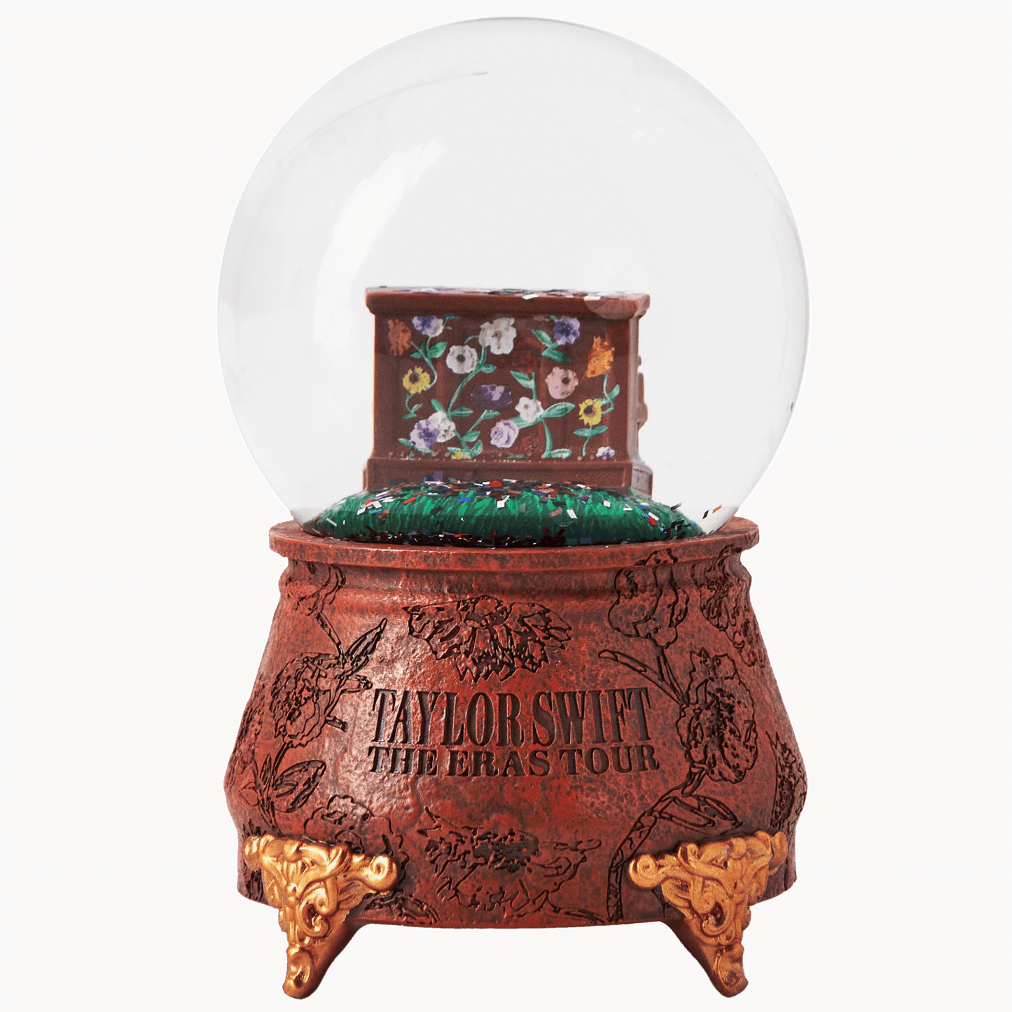 The Eras Tour Acoustic Piano Snow Globe with 'Taylor Swift The Eras Tour' design - Shoptown Boutique