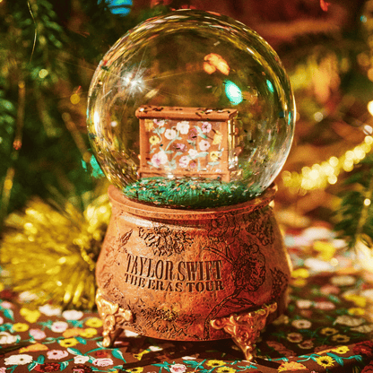 The Eras Tour Acoustic Piano Snow Globe with 'Taylor Swift The Eras Tour' design - Shoptown Boutique