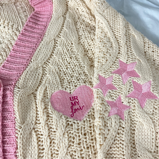 The Lover's Striped Cardigan Top