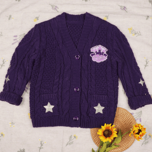 Speak Now Baby Cardigan Taylors Version, Purple Knit Sweater