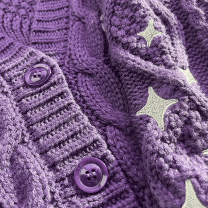 Speak Now Baby Cardigan Taylors Version, Purple Knit Sweater