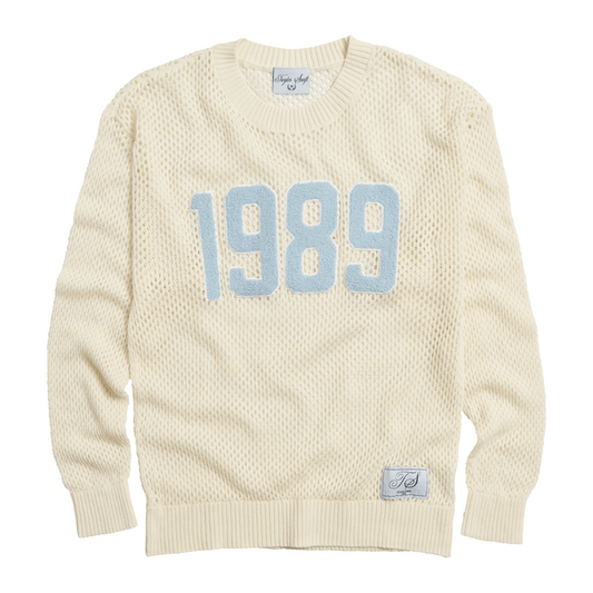 Taylor Swift Taylors Version 1989 Summer Sweater – Lightweight Mesh Knit - Shoptown Boutique