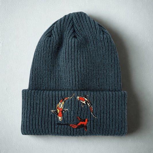 Taylor Swift Koi Fish Beanie, Koi Fish Blue Hat - Shoptown Boutique