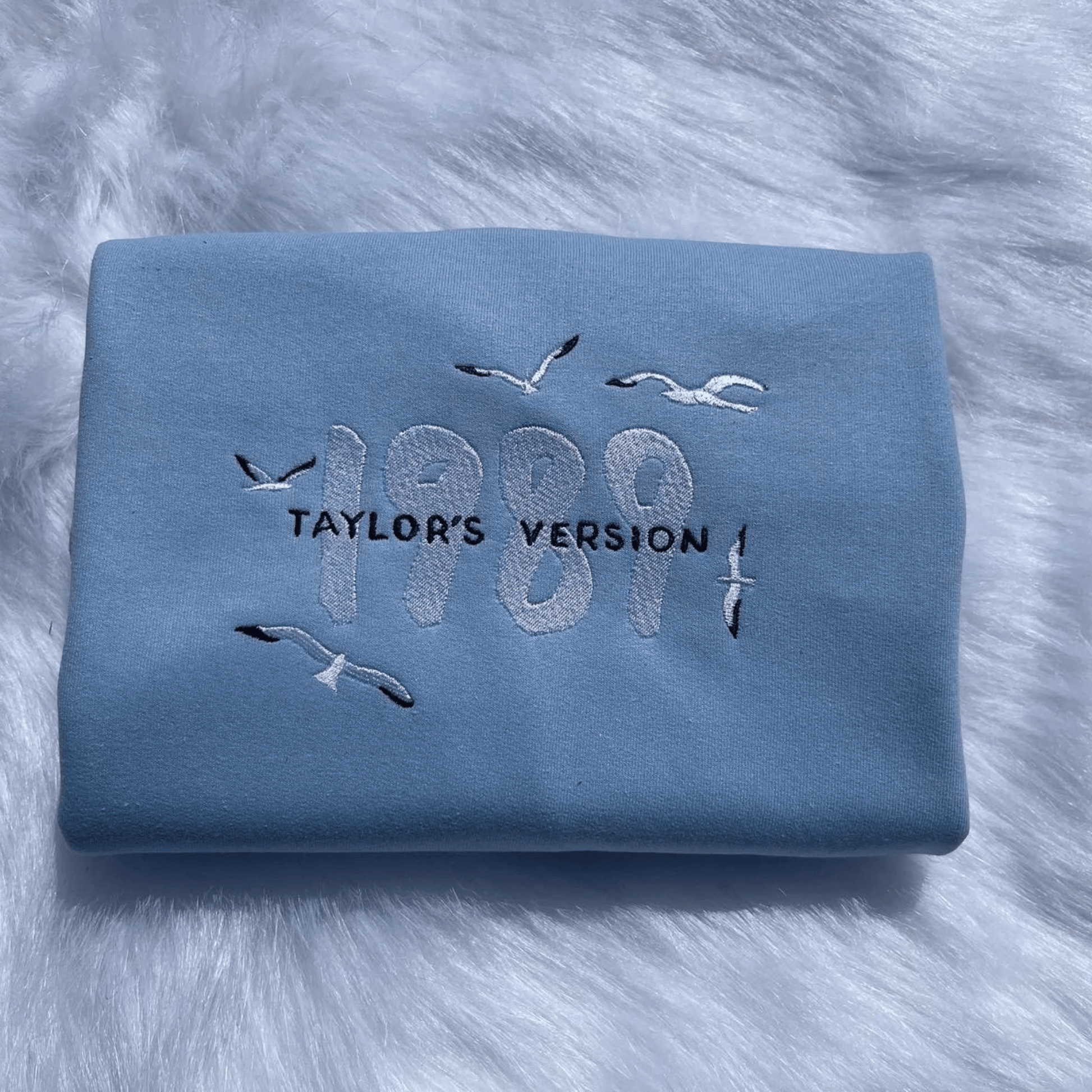 Taylor Swift 1989 Sweatshirt Taylors Version Embroidered Crewneck - Shoptown Boutique