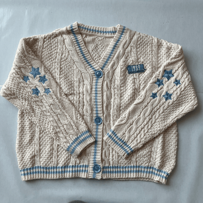 Taylor Swift 1989 Taylors Version Cardigan, Beige Cardigan Sweater - Shoptown Boutique