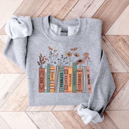 Taylors Version Albums as Books Sweatshirt