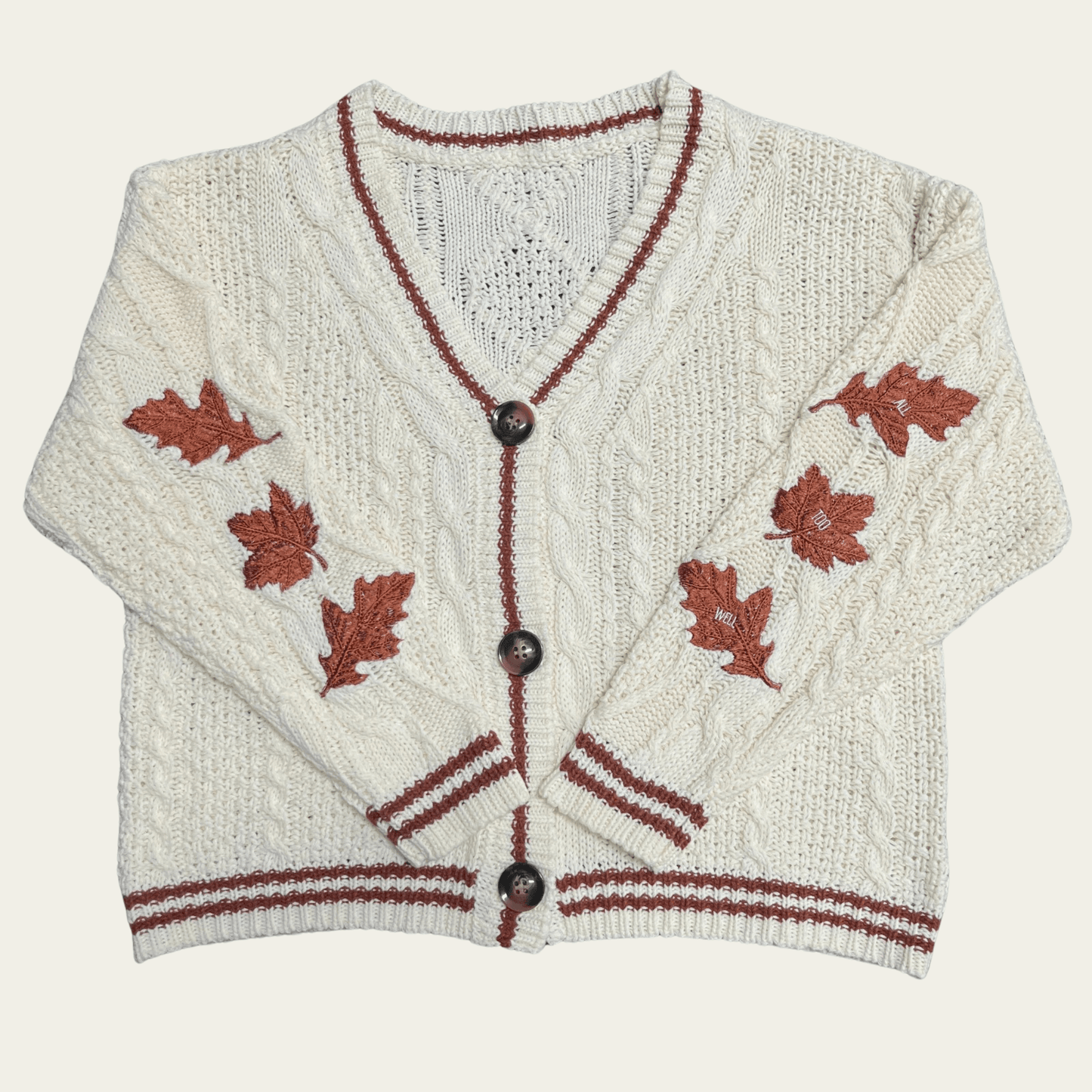 Taylor Swift All Too Well Maple Leaf Autumn Cardigan - Shoptown Boutique