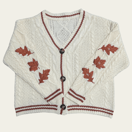 Taylor Swift All Too Well Maple Leaf Autumn Cardigan - Shoptown Boutique