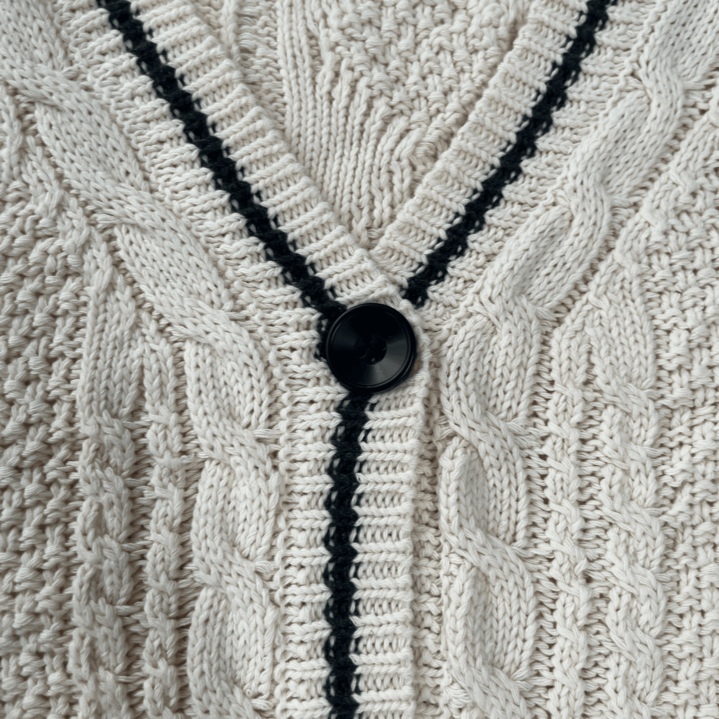 Bunny Knit Embroidered Cardigan, Knitted Sweater