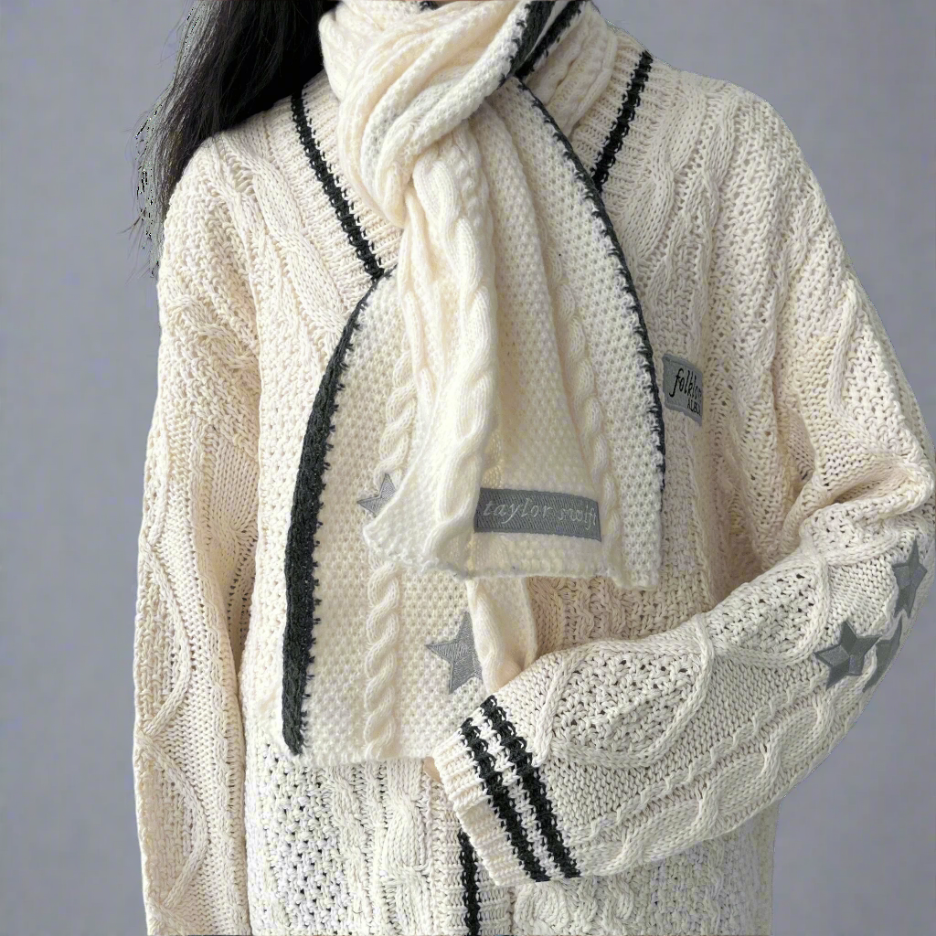Taylor Swift Folklore Album Cardigan Taylors Version With Folklore Scarf - Shoptown Boutique