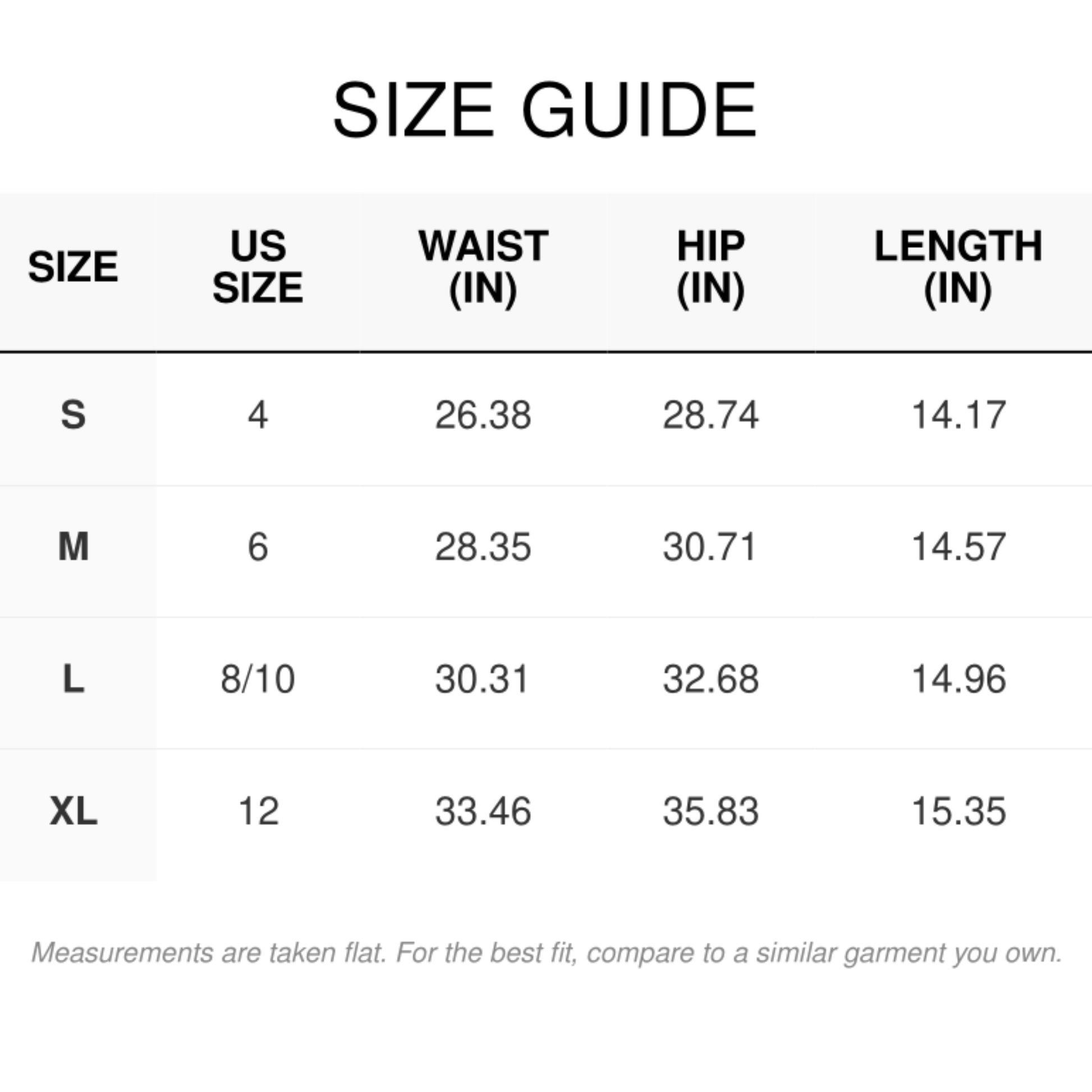 Taylor Swift Lavender Skirt Size Chart - Shoptown Boutique