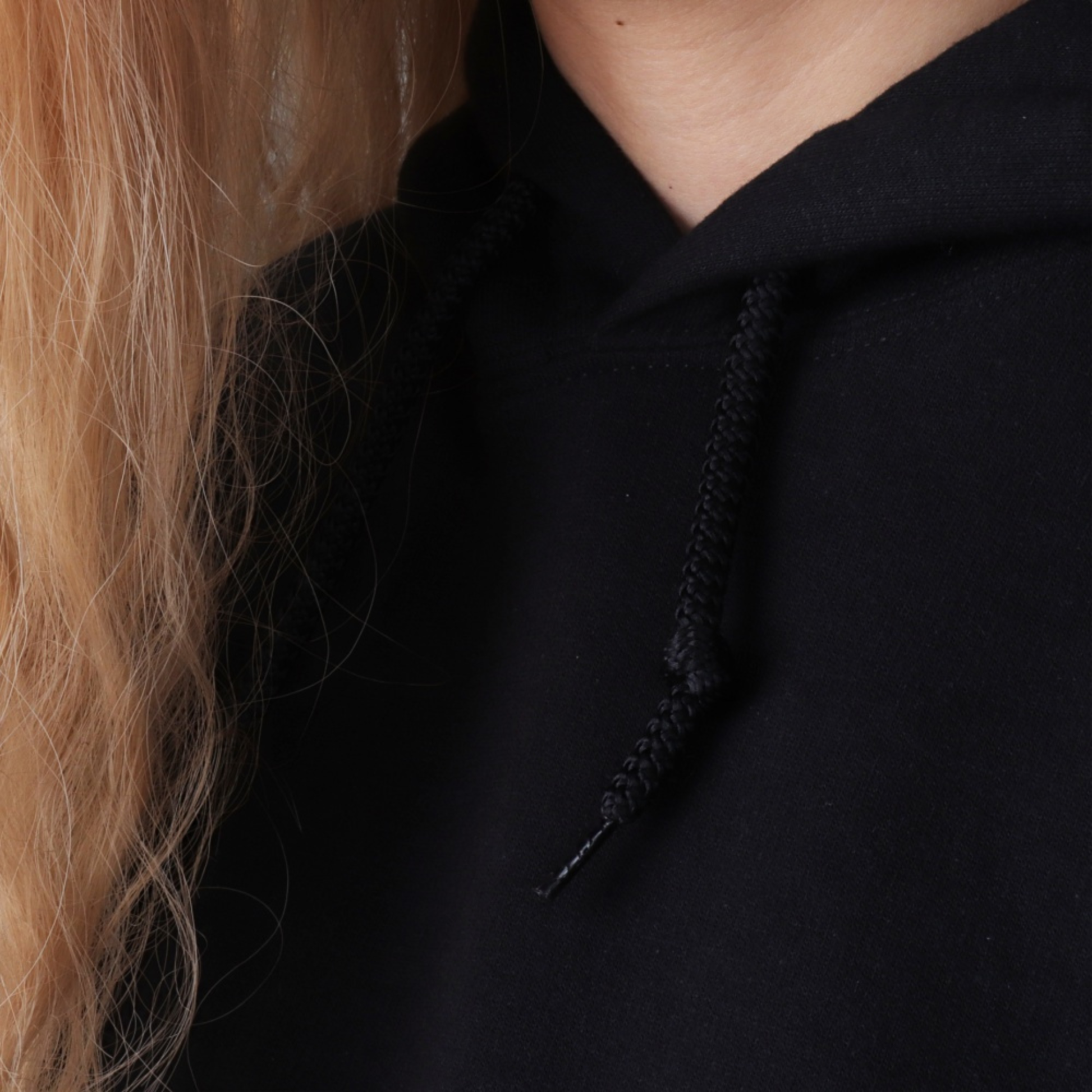 Taylors Reputation Hoodie - Close up of black multicolor embroidered eras album detail