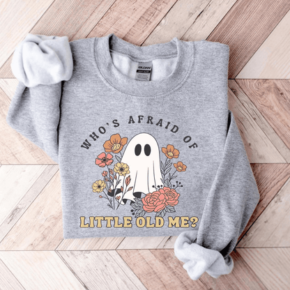 Taylor Swift Who's Afraid of Little Old Me Sweatshirt - Ghost Halloween Sweatshirt - Shoptown Boutique