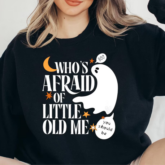 Taylor Swift Who's Afraid of Little Old Me Sweatshirt - Halloween Ghost Sweatshirt - Shoptown Boutique